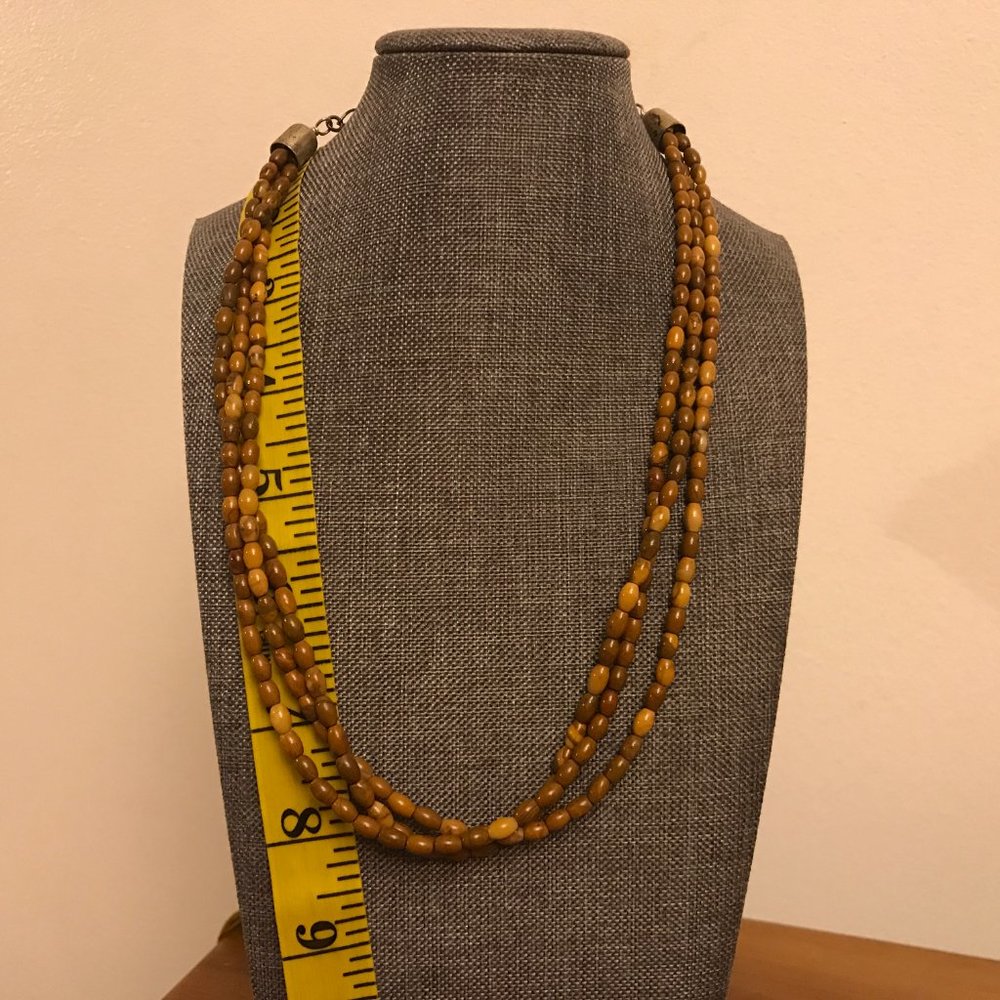 Jay King Three-Strand Barrel Beaded Necklace